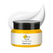 FARMSTAY Citrus Yuja Vitalizing Cream – Vitamin C Facial Moisturizer with Niacinamide 3.52 oz. 1ea