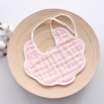 6 Layer Muslin Cotton Baby Bibs With Ties Newborn Soft Absorbent Drool Bibs For Infants Saliva Towel Burp Cloth 23*23