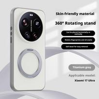Dėklas Xiaomi Mi 17 Ultra, Akmens smėlis, Atsparus pirštų antspaudams, Atsparus aliejui, Magnetinis, 360° pasukama atrama, Geras sukibimas, Minkštas dėklas Xiaomi 17 Ultra