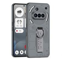 Case For Nothing Phone 3a Pro Matte Finger Grip Leather Band Ring Buckle phone Case Cover Pc + tpu&Nothing Phone (3a)