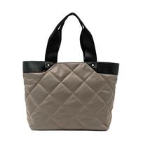 Vita Felice Nylon Quilted Tote Bag for Women [VITAFELICE] inb-90056z (Mocha)