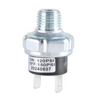 70-100/90-120/110-140PSI Oro slėgio jungiklis 1/4  NPT 12V/24V Oro kompresoriaus jungiklis Slėgio jungiklis