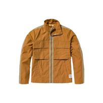 Timberland X Icebreaker Collaboration Solid Color Pocket Stand Collar Hidden Zipper Jacket Men jackets Wheat A6J7D-P47 M