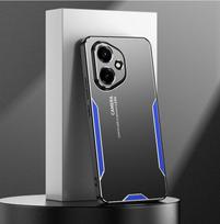 For Honor 400 dėklas Dangtelis Metalinis Aliuminio Apsaugantis Objektyvą Apsauga nuo Šalčio Pirštų Atspaudų Metalas+TPU Dangtelis Aluminum mėlyna