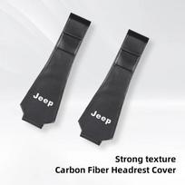 For Jeep Car Seat Headrest Neck Pillow Soft Protect Cover Accessories For Jeep Renegade Wagoneer Avenger Recon Wrangler Compa
