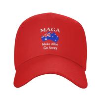 For Australia sake Make Albo Go Away Sun Baseball Cap  Spring Casual Trucker Hat For Unisex Men Hunting Camping Baseball Caps One Size