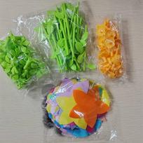 Fabric Flower Bouquets Playthings DO-IT-YOURSELF Craft Kits Playthings Ideal for Children Handmade Flowers Market Toy Girls Christmas Birthday Present
