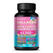 Vitamin A, Vitamin C, Vitamin E, Folic acid,  Hair Skin Nails Supplements,120 Capsules 120 Capsules