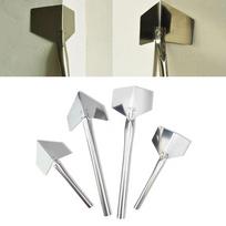 Stainless Steel Putty Knife- Drywall Scrapers Hand Tool Metal Handle 90 Degree Drywall Outdoor Corner Trowel Construction Tools small Internal