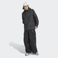Adidas Unisex Vėjo Atsparumo Kelnės Austos Laisvo Kirpimo Juodos City Tech AM(95)