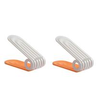 Adjustable Multi-Layer Shoe Rack Organizer Foldable Double Layer Shoe Holder Space Saving Shoe Storage Solution for Home or Closet One Size