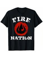 Fire Nation T Shirt Game Gift T-Shirt S įvairiaspalvis