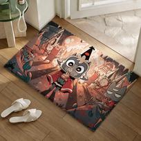 Game C-Cult of the L-lamb Floor Mat Soft Flannel Non-Slip Door Mat - Thickened Rug for Living Room Home Decor 40x60cm