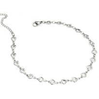 1 Piece 304 Stainless Steel Handmade Link Chain Anklet For Women Silver Color Leg Chain Foot Ankle Bracelets Jewelry Gift