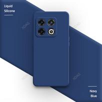 Originalus minkštas telefono dėklas OnePlus 10 Pro 10Pro 10T 5G Classic Square Silikoninis Aukštos kokybės Apsauga nuo kameros Galinis dangtelis Funda OnePlus 10 Pro tamsiai mėlyna spalva
