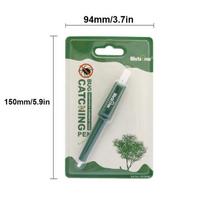1Pcs Pet Tick Remover Tool Durable Family Pet Flea Control Waterproof Portable Rustproof Tick Removal Pen For Cat Dog And Humans alyvuogių žalios spalvos