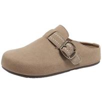 Camel Women's Casual Birkenstock Style Half Slippers 38