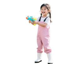 Kids' Waterproof Wading Suit with Rain Boots 24