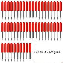 30/45/60 Laipsnių Atsarginiai Peiliukai Roland Cricut Braižytuvui Peilis Pjovimo Peiliukai Elektriniams Įrankiams Pjovimo Braižytuvui 50 VNT. 50PCS Red