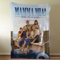 Mamma Mia Here We Go Again Blanket Throw Super Cosy Plush Living Room Sofa Couch Childish Birthday Gifts 75x90cm