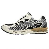 ASICS GEL Nimbus 10.1 Low top Running Shoes Unisex Black Cream White 1203A877-001 37.5