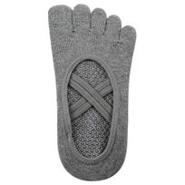 MEIKAN Double Cross Strap Non-Slip Pilates & Yoga Five-Finger Socks 35-38