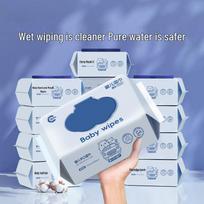 Thickened Baby Wet Wipes Pack - 80 Large Cleaning Wipes for Mother and Baby Use