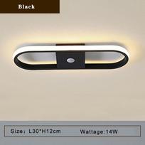 LED lubų šviestuvas su judesio jutikliu koridoriui 220V vidaus 14w 16w LED lubų apšvietimas su žmogaus kūno jutikliu miegamajam Warm White beige