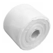 1 ritinėlis baltos stiklo pluošto juostos, stiklo pluošto paprasto pynimo siūlėms, didelio stiprumo, atspari aukštai temperatūrai 2.5cm  5m white