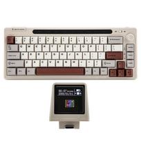 Klaviatūra Epomaker RT65 (Balta/Pilka) - Wisteria Linear Switches