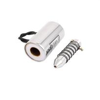 DC 12V/24V 10mm 6Kg Stumiančio tipo vamzdinis solenoidas elektromagnetas su spyruokliniu grąžinimu MQ8-Z57 DC24V