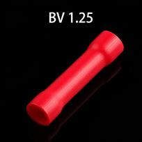PVC Izoliuotas Varinis Laidininkas Tiesus Laidas Jungiamieji Gnybtai Elektros Laido Kabelio Presuojami Gnybtai Rinkinys BV1.25 Raudonas BV2 Mėlynas BV5. 25PCS
