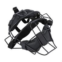 Lengvas beisbolo veido apsaugas lauko žaidėjams - Patobulinta apsauga įžaidėjams juoda