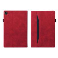 Skirta Samsung Galaxy Tab A11 dėklas 8,7 colio prabangus PU odos piniginė planšetės Funda skirta Galaxy Tab A11 8,7 dangtelis Coque SM-X130 X133 Tab A11 (8.7 inch) raudona