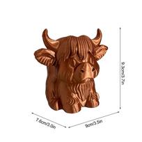 Juokingas Škotijos galvijų automobilio galinės priekabos jungties dangtelis Priekabos jungties dangtelis Priekabos jungties rutulio dangtelis Apsaugokite imtuvo vamzdį nuo rūdijimo chaki