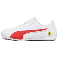 PUMA Scuderia Ferrari Comfortable And Lightweight Low top Skateboard Shoes Unisex White Red 307812-02 40