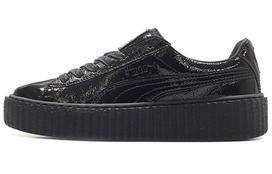 PUMA Creeper Rihanna Fenty Cracked Leather Black Women's 364465-01 35.5