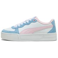 PUMA Skye Padidinančios aukštį žemi krepšinio bateliai moterims Balti Mėlyni 397076-03 36
