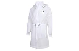 PUMA Jackets Women's White Hooded Moderate Other 531460-02 XL