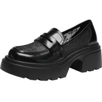 ZHR Women's Platform Loafer Shoes 35