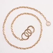 Gold Metal Waist Chain For Women With Lobster Clasp Stylish Body Chain Jewelry