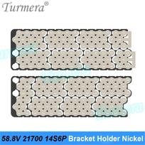 Turmera 48V 52V 60V 21700 E-bike Battery Holder with Nickel 13S6P 13S7P 13S8P 14S6P 14S7P 16S6P Bracket Use in Electric Bike Diy 21700 14S6P
