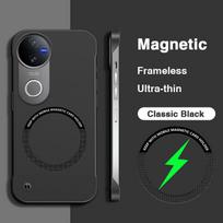 No Border Phone Case for VIVO V50 Lite V50E T4R V50Lite 5G Fundas Thin Magnetic Wireless Charging Hard Original Back Cover Shell vivo V50e