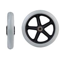 Universal Rubber Shopping Cart Wheels Anti Slip 6/7/8Inch Travelling Trolley Caster Replacement Solid Tire Wheel
