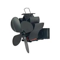 5-Blade Heat Powered Stove Fan For Wood Log Burner Fireplace Quiet Environmental Fan Heater Tool Efficient Heat Distribution juoda
