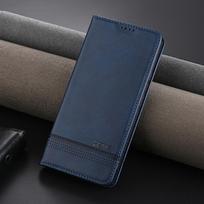 Case for Xiaomi 14T Pro Magnetic Leather Texture Wallet Case Flip PU Stand Soft TPU Book Style Phone Cover for Xiaomi 14T Coque For Xiaomi 14T tamsiai mėlyna spalva
