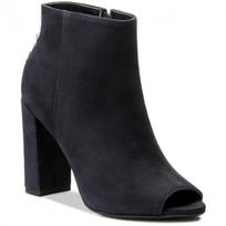 Carinii Botki Damskie Granat Skórzane 37 3T3G3* black