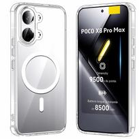 Shockproof Wireless Charging Magnetic Case For Xiaomi Poco X8 Pro Max PocoX8ProMax PocoX8Pro 5G Clear Back Cover Phone Case Poco X8 Pro gryna