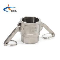 MSTAR Stainless Steel D-Type Bulkhead Quick Connector 1/2 Inch