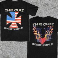 80s The Cult Sonic Temple Concert 1989 Tour T-Shirt The Cult 1989 Tour Shirt Unisex T-Shirt S